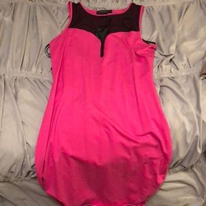 Hot pink F21 dress!